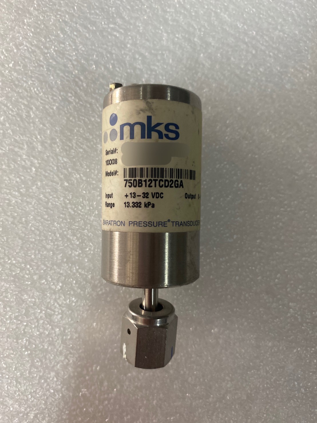 MKS Baratron Pressure Transducer 13.332 kpa 750B12TCD2GA圖片